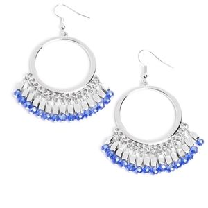 Fringe Fanfare Blue EARRINGS 💙 😍